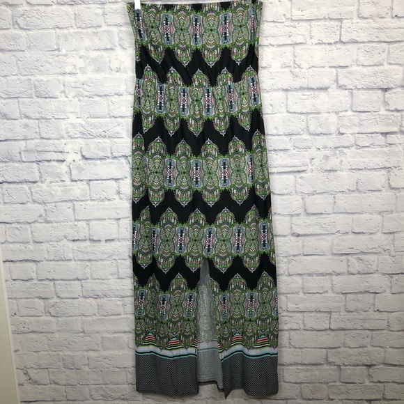 Last Exit Lycra Stretch OTS Maxi Dress Plus 2X - Picture 3 of 9